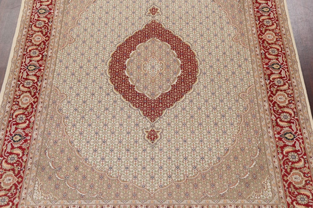 Vegetable Dye Tabriz Mahi Persian Area Rug 8x10