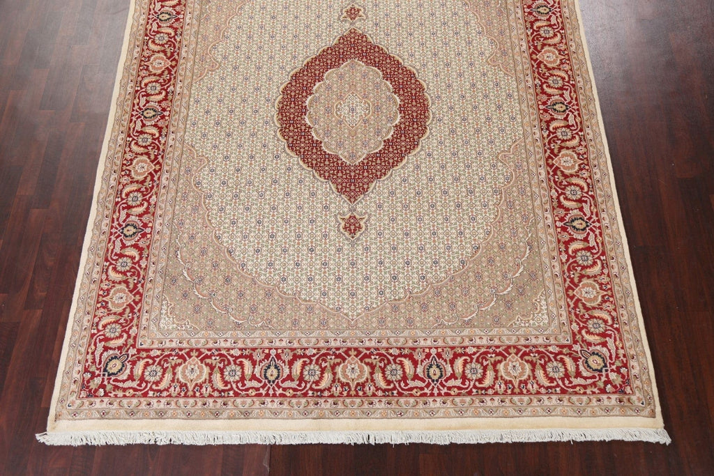 Vegetable Dye Tabriz Mahi Persian Area Rug 8x10