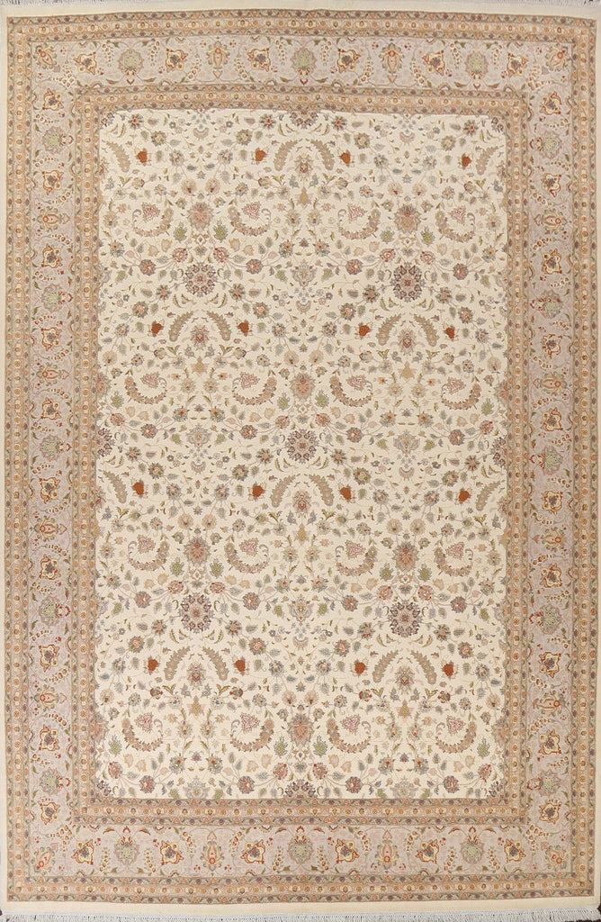 Vegetable Dye Tabriz Wool Handmade Rug 10x15