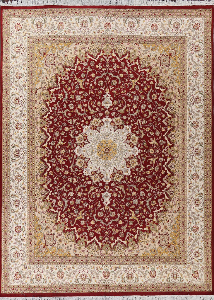 Vegetable Dye Tabriz Handmade Area Rug 8x10