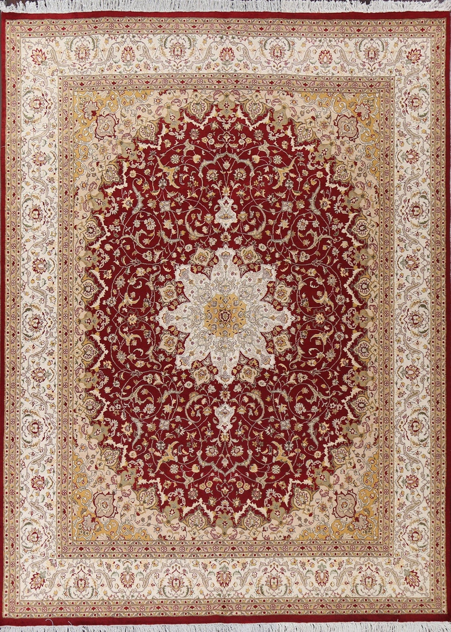 Vegetable Dye Tabriz Handmade Area Rug 8x10