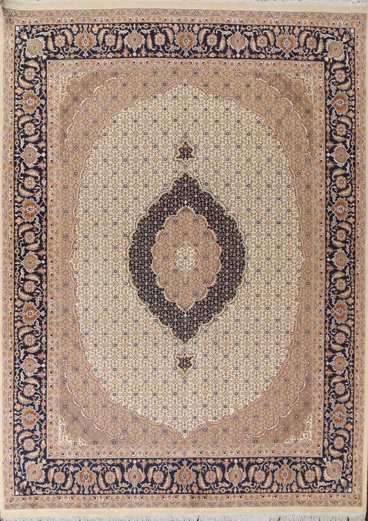 Vegetable Dye Tabriz Mahi Persian Area Rug 8x10