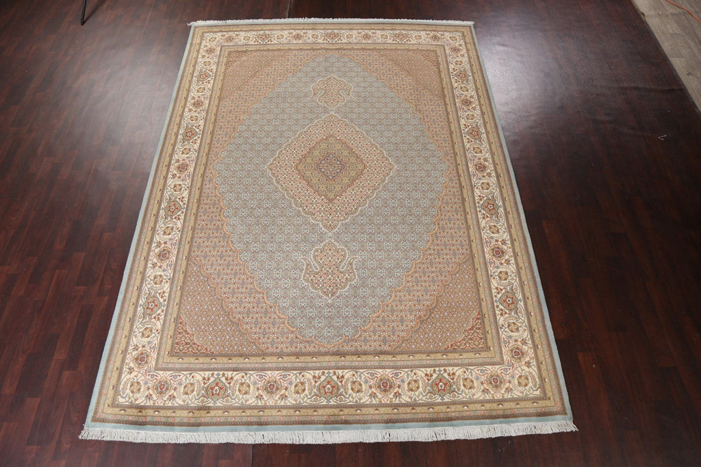 Vegetable Dye Tabriz Mahi Persian Area Rug 9x13