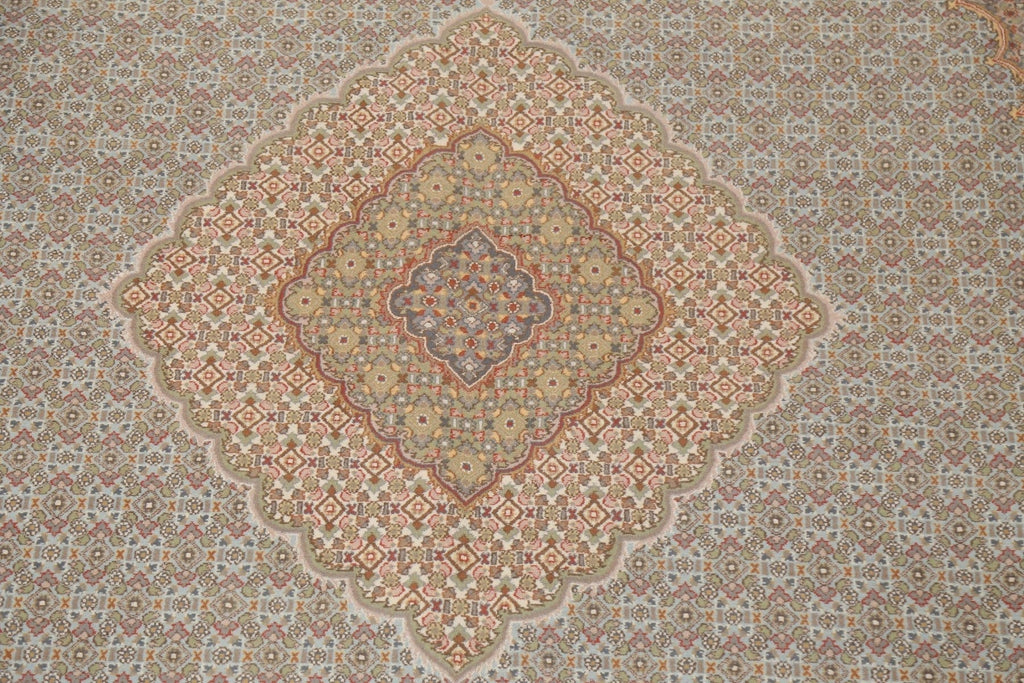 Vegetable Dye Tabriz Mahi Persian Area Rug 9x13