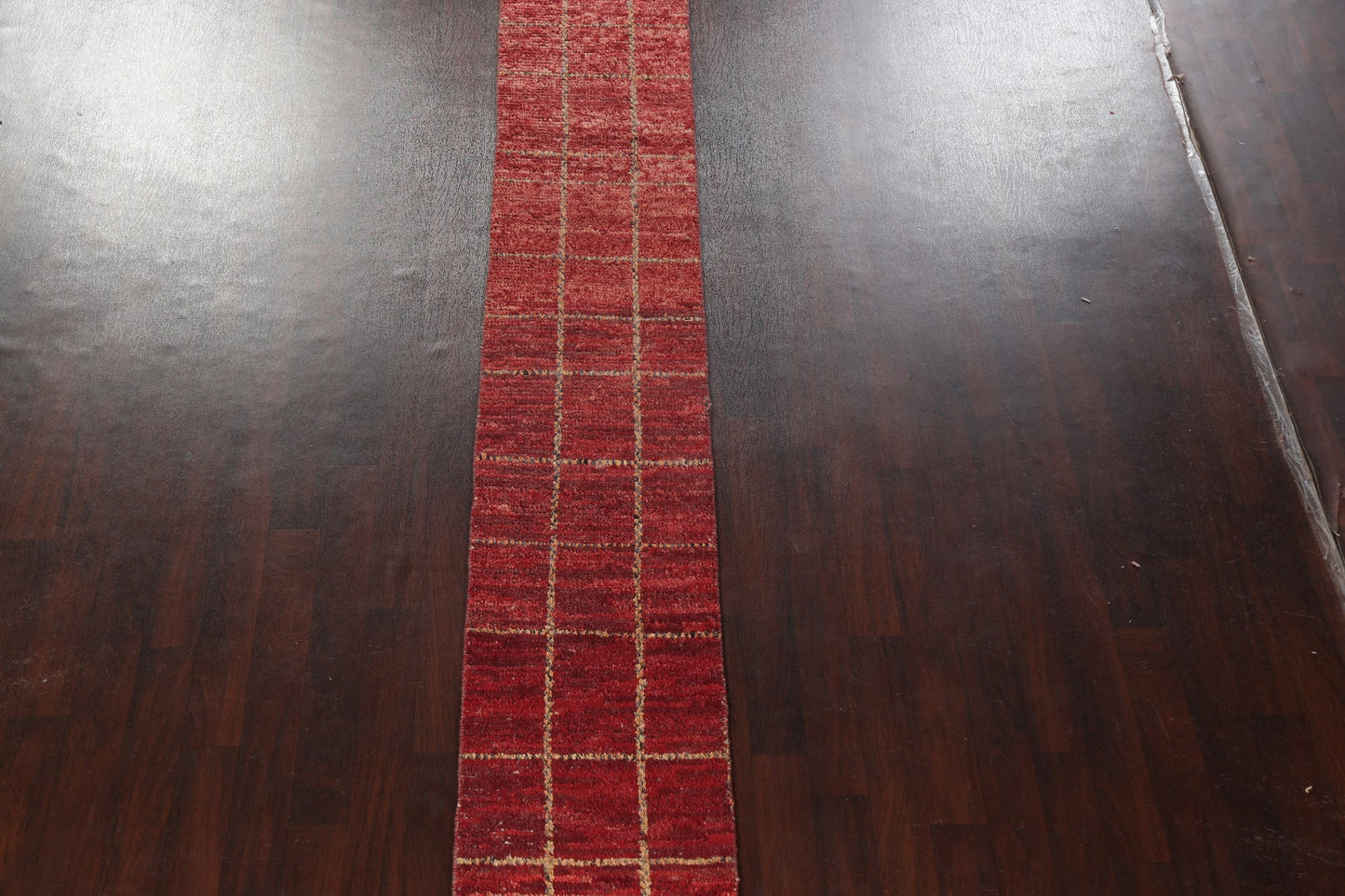 Handmade Moroccan Wool Runner Rug 2x17