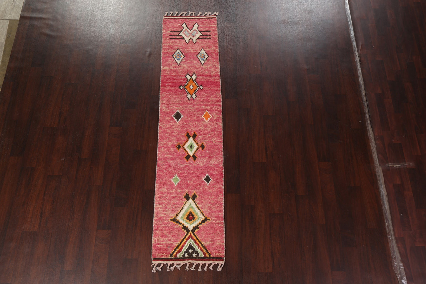 Tribal Moroccan Handmade Runner Rug 2x9