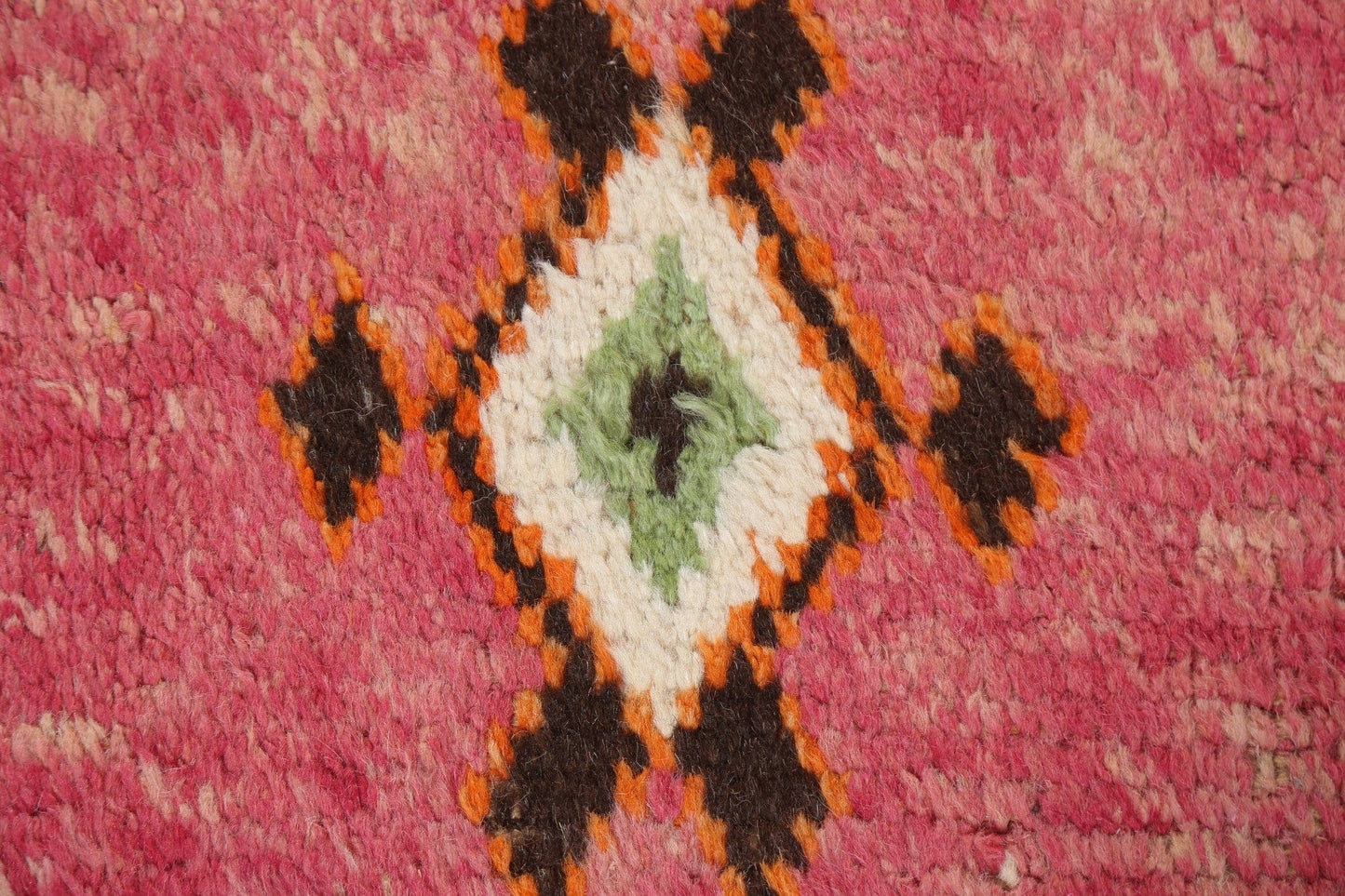 Tribal Moroccan Wool Runner Rug 2x9