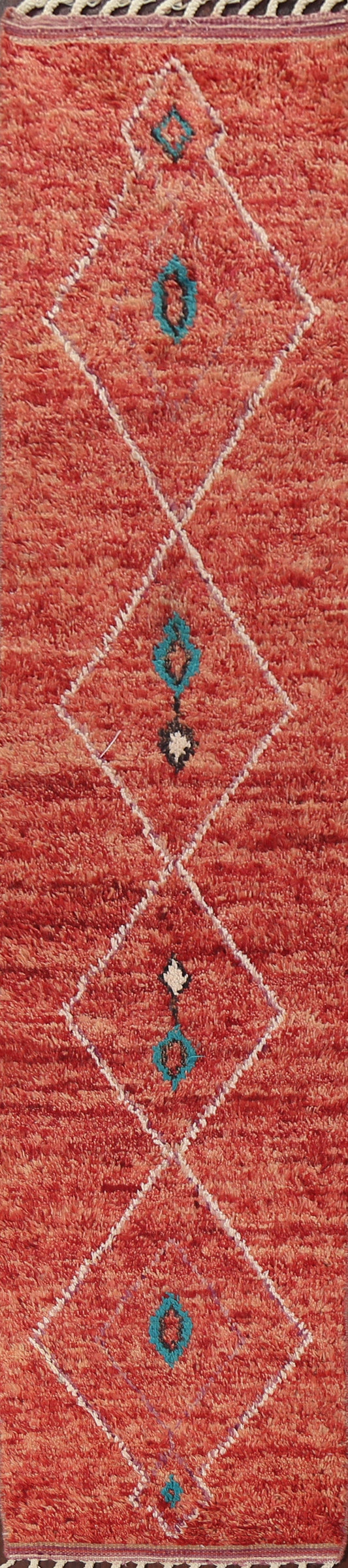 Geometric Moroccan Wool Area Rug 5x7