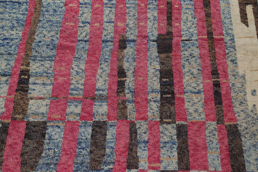 Modern Wool Moroccan Handmade Rug 12x20