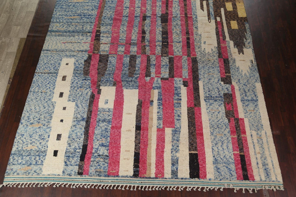 Modern Wool Moroccan Handmade Rug 12x20