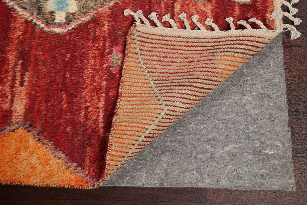 Geometric Moroccan Wool Area Rug 5x8