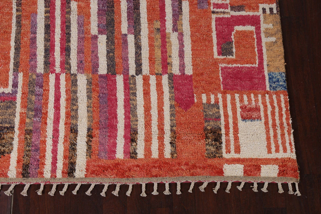 Wool Moroccan Handmade Area Rug 8x11