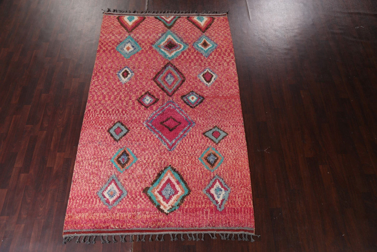 Geometric Moroccan Handmade Area Rug 6x10