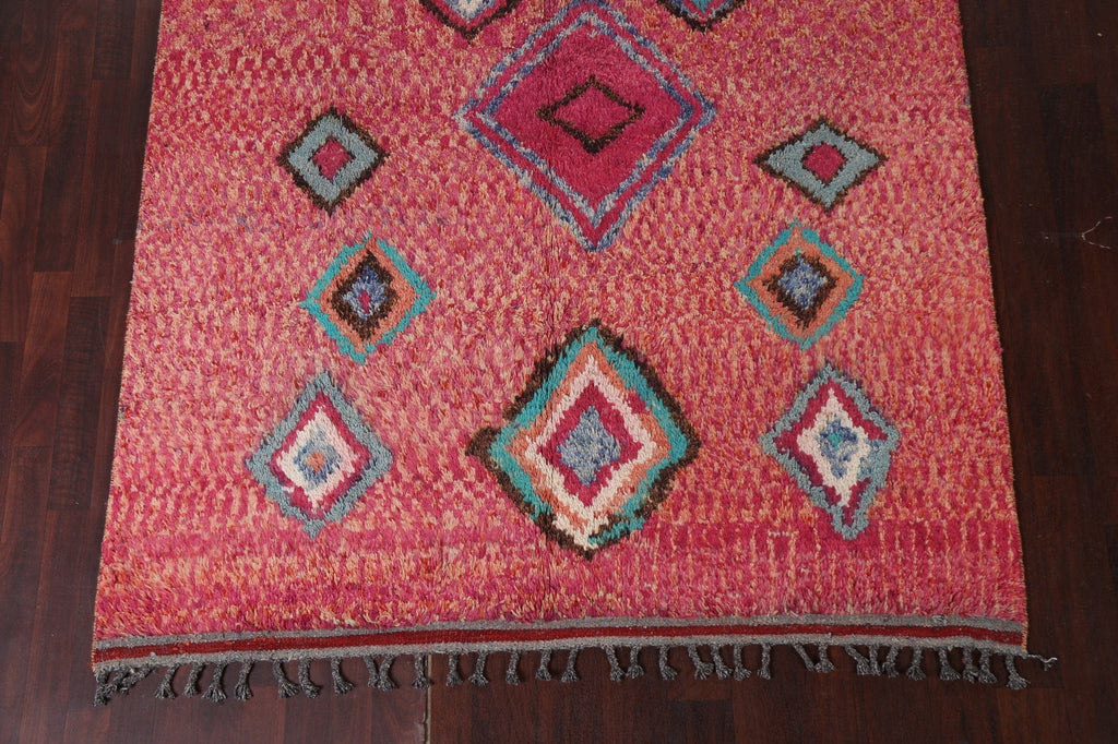 Geometric Moroccan Handmade Area Rug 6x10