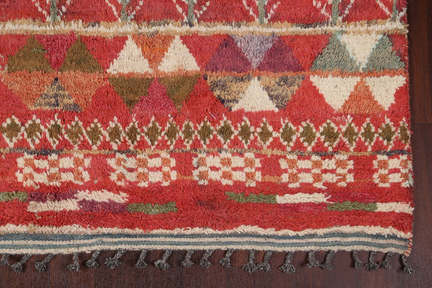 Wool Moroccan Handmade Area Rug 7x11