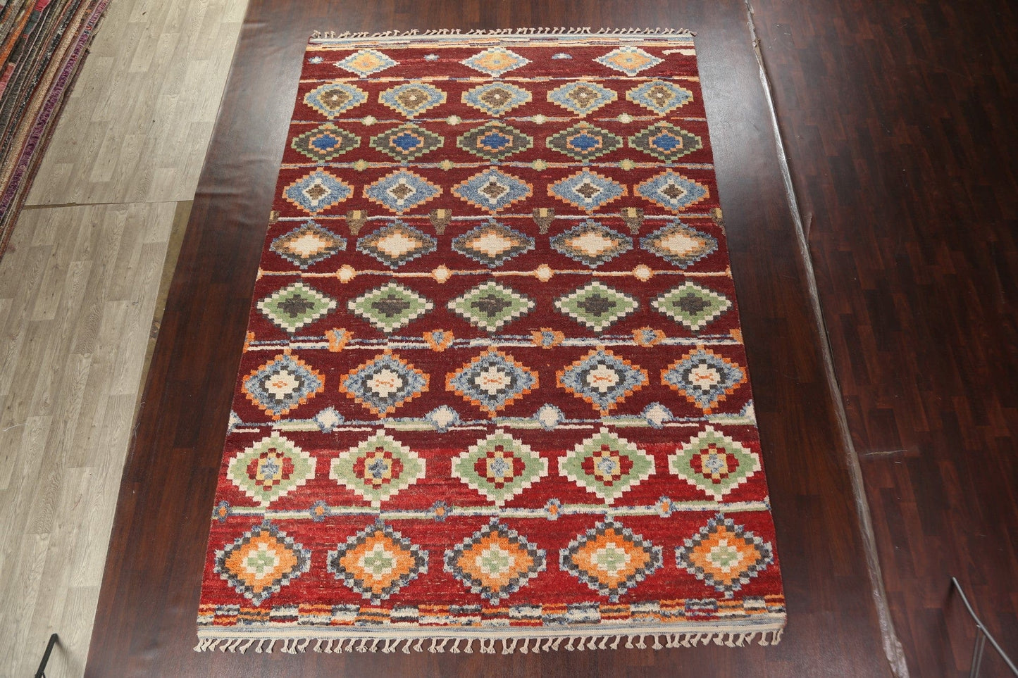 Geometric Moroccan Handmade Area Rug 9x13