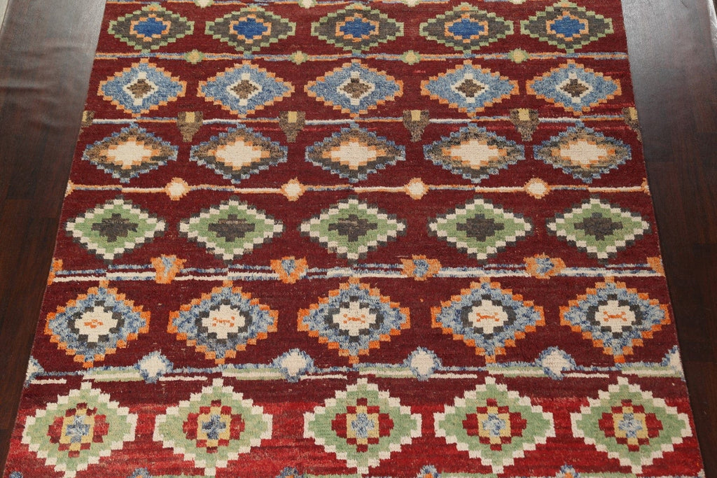 Geometric Moroccan Handmade Area Rug 9x13