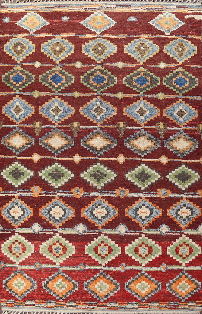 Geometric Moroccan Handmade Area Rug 9x13