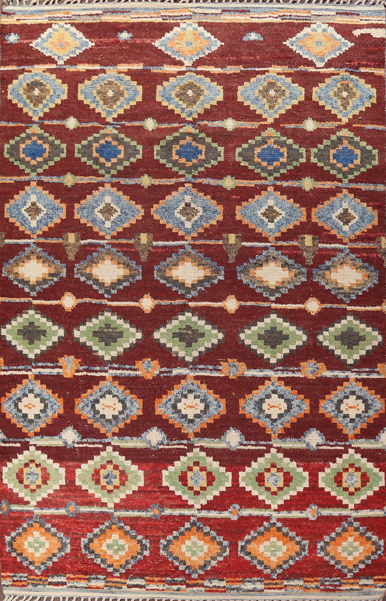 Geometric Moroccan Handmade Area Rug 9x13