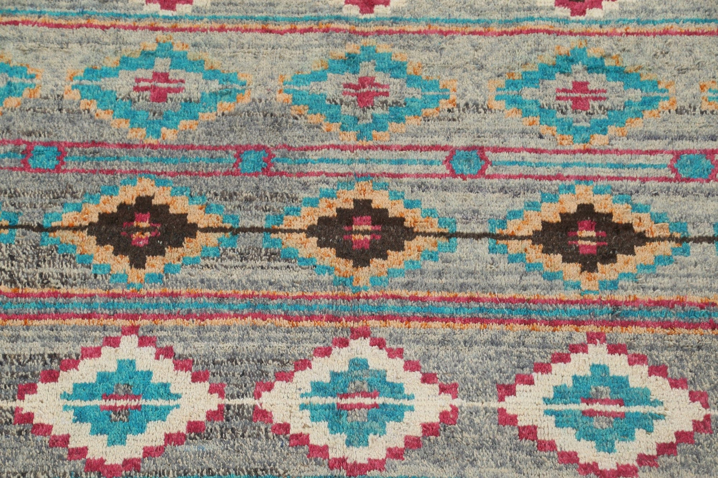 Geometric Moroccan Handmade Area Rug 9x13