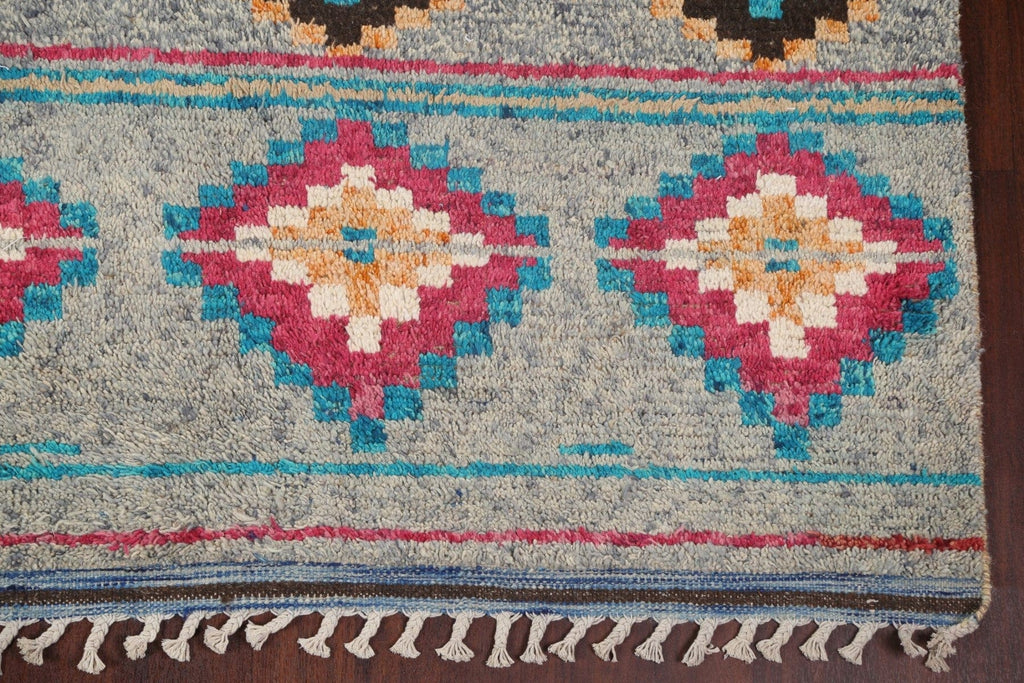 Geometric Moroccan Handmade Area Rug 9x13