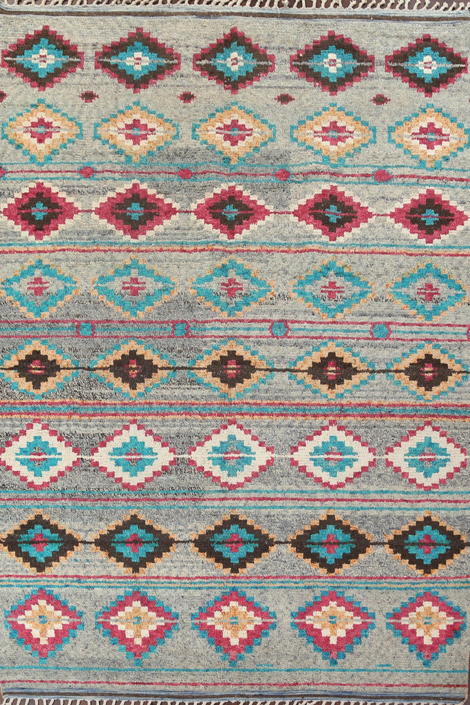 Geometric Moroccan Handmade Area Rug 9x13