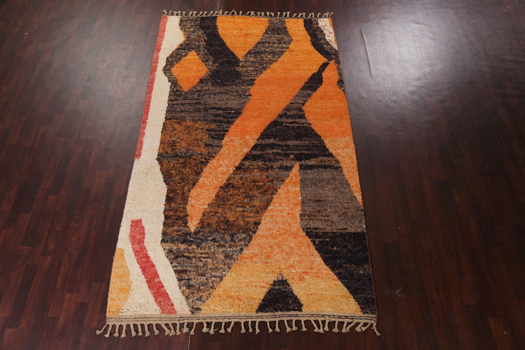 Abstract Moroccan Modern Area Rug 6x10