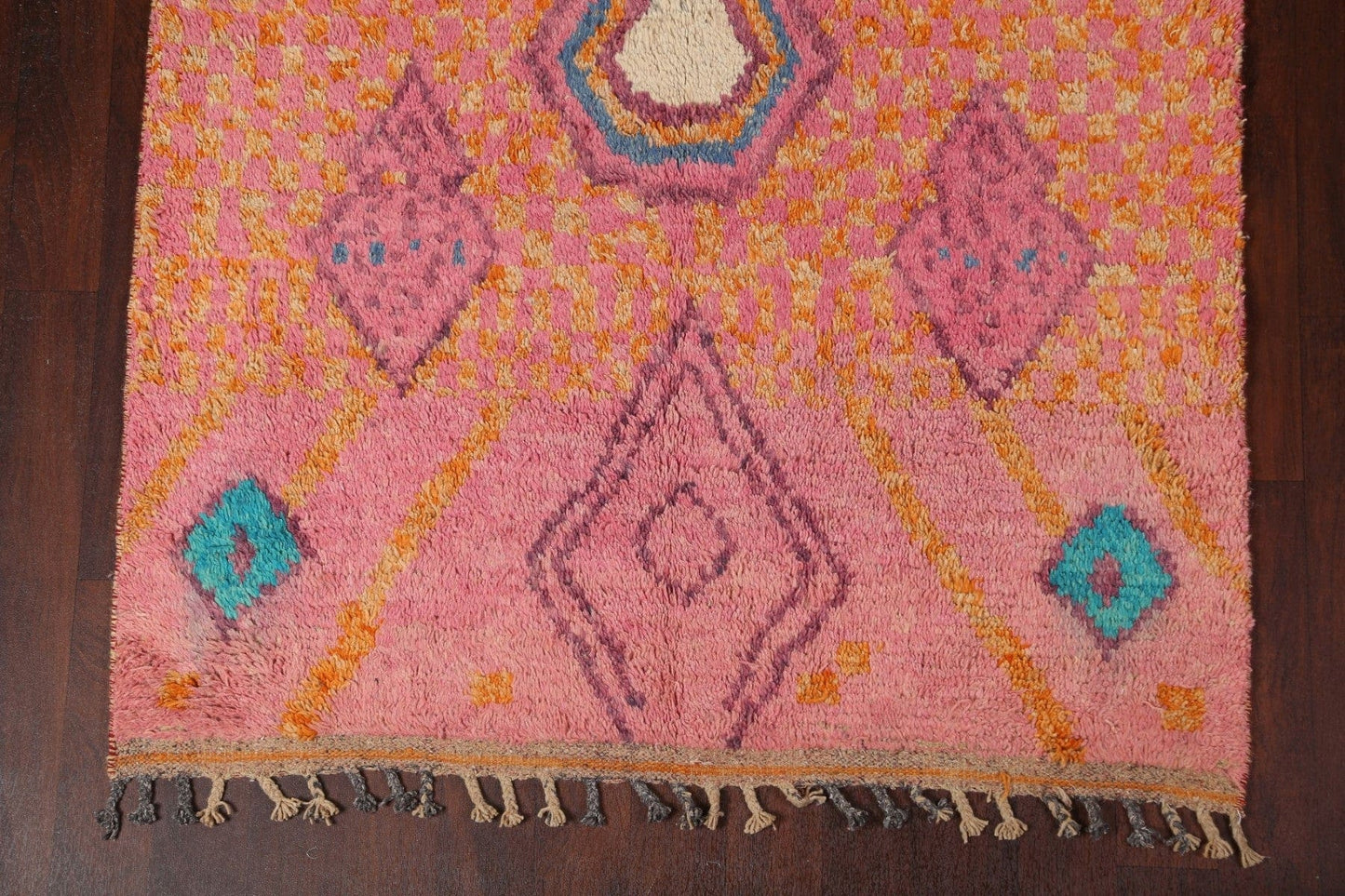 Geometric Moroccan Handmade Area Rug 5x9