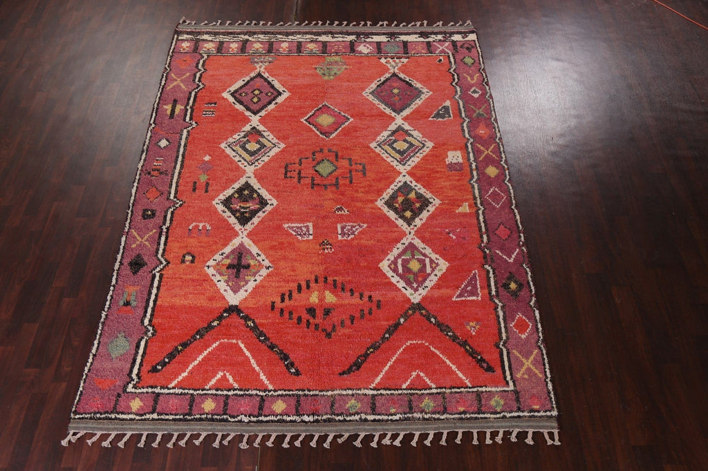 Tribal Moroccan Handmade Area Rug 8x11