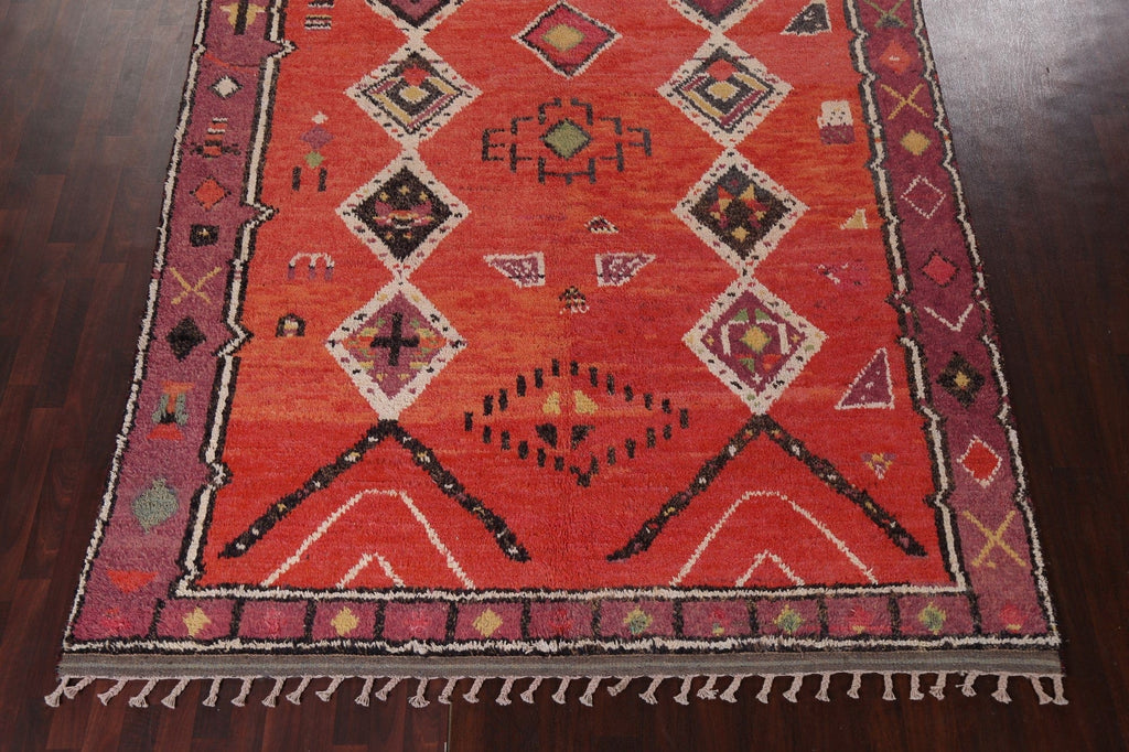 Tribal Moroccan Handmade Area Rug 8x11