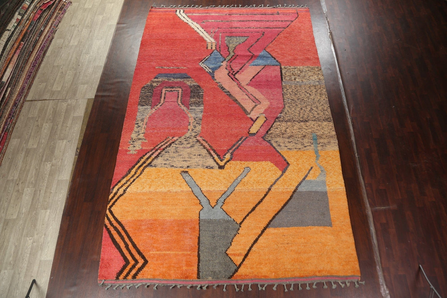 Abstract Moroccan Modern Area Rug 9x15