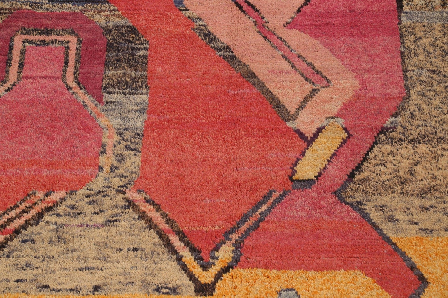 Abstract Moroccan Modern Area Rug 9x15