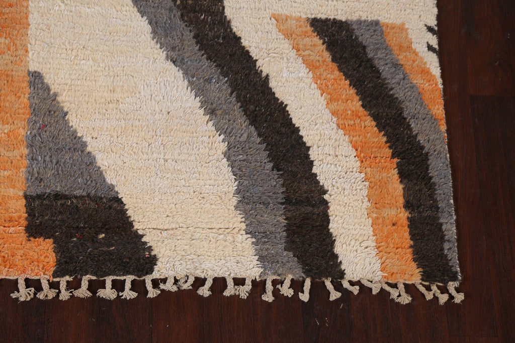 Handmade Moroccan Wool Area Rug 10x14