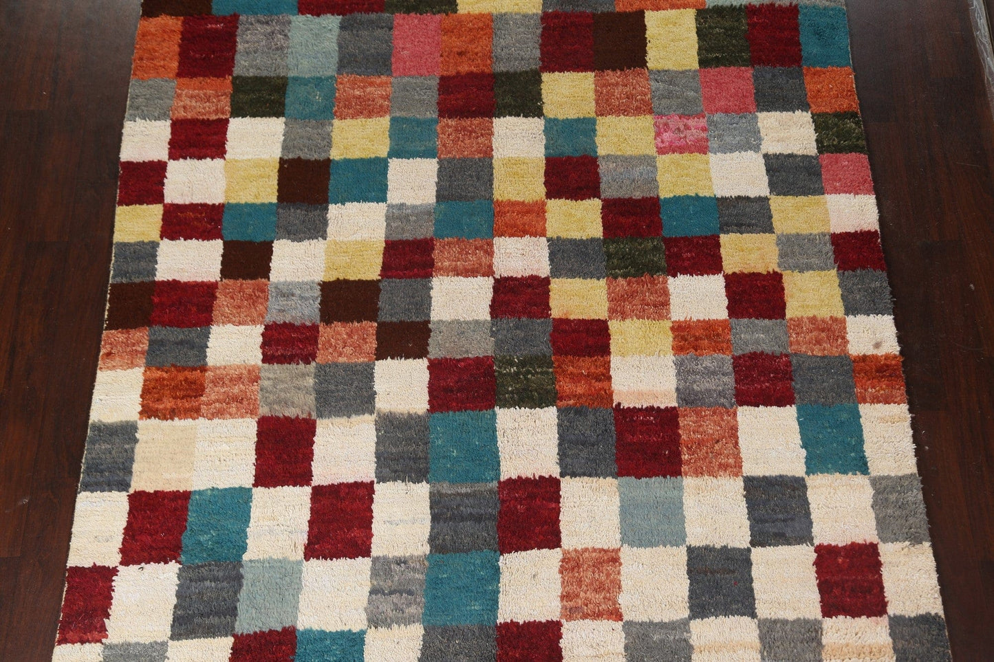 Checkered Moroccan Handmade Area Rug 8x10