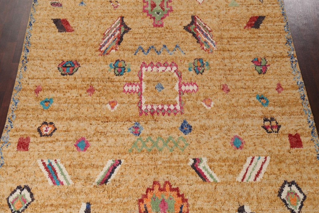 Tribal Moroccan Oriental Area Rug 9x13