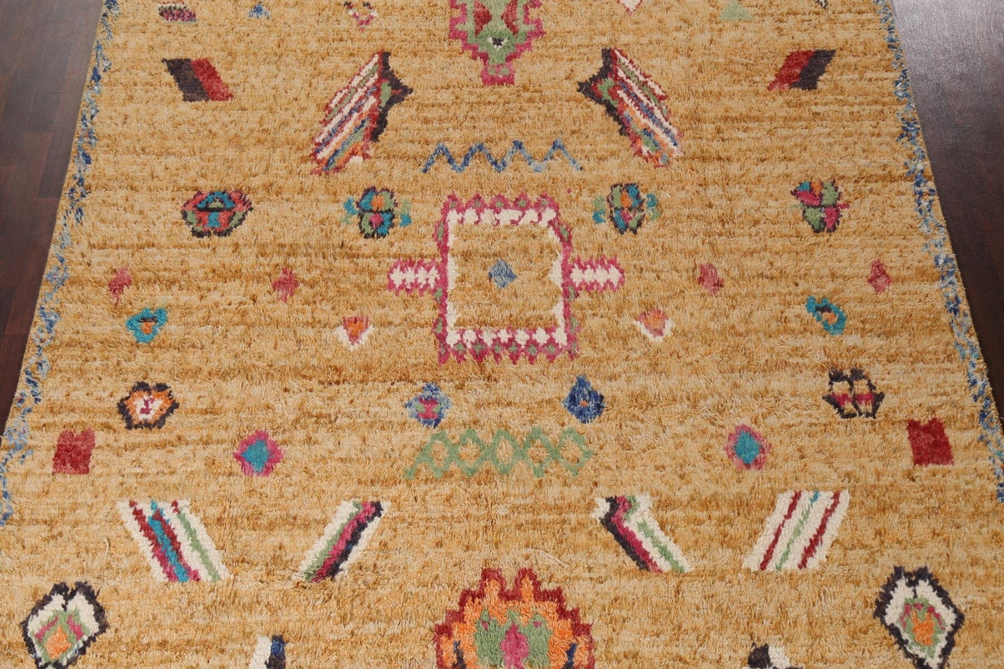 Tribal Moroccan Oriental Area Rug 9x13