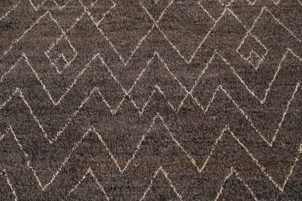 Chevron Moroccan Oriental Area Rug 9x13