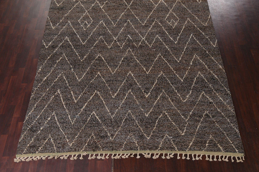 Chevron Moroccan Oriental Area Rug 9x13