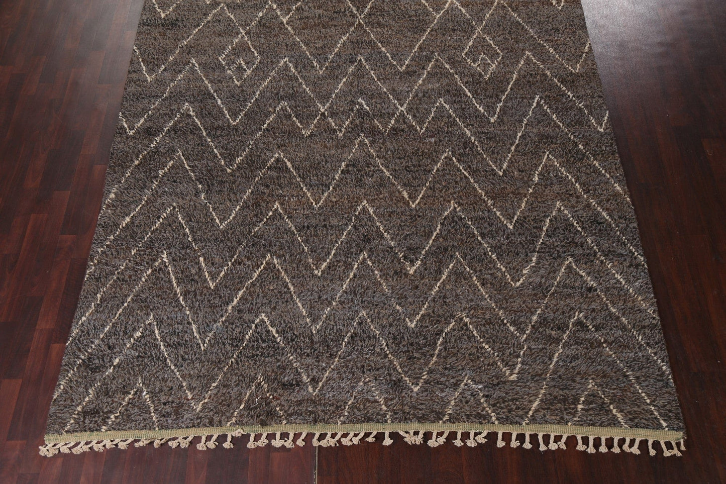 Chevron Moroccan Oriental Area Rug 9x13