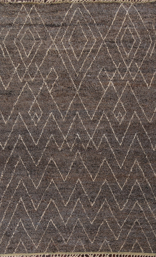 Chevron Moroccan Oriental Area Rug 9x13