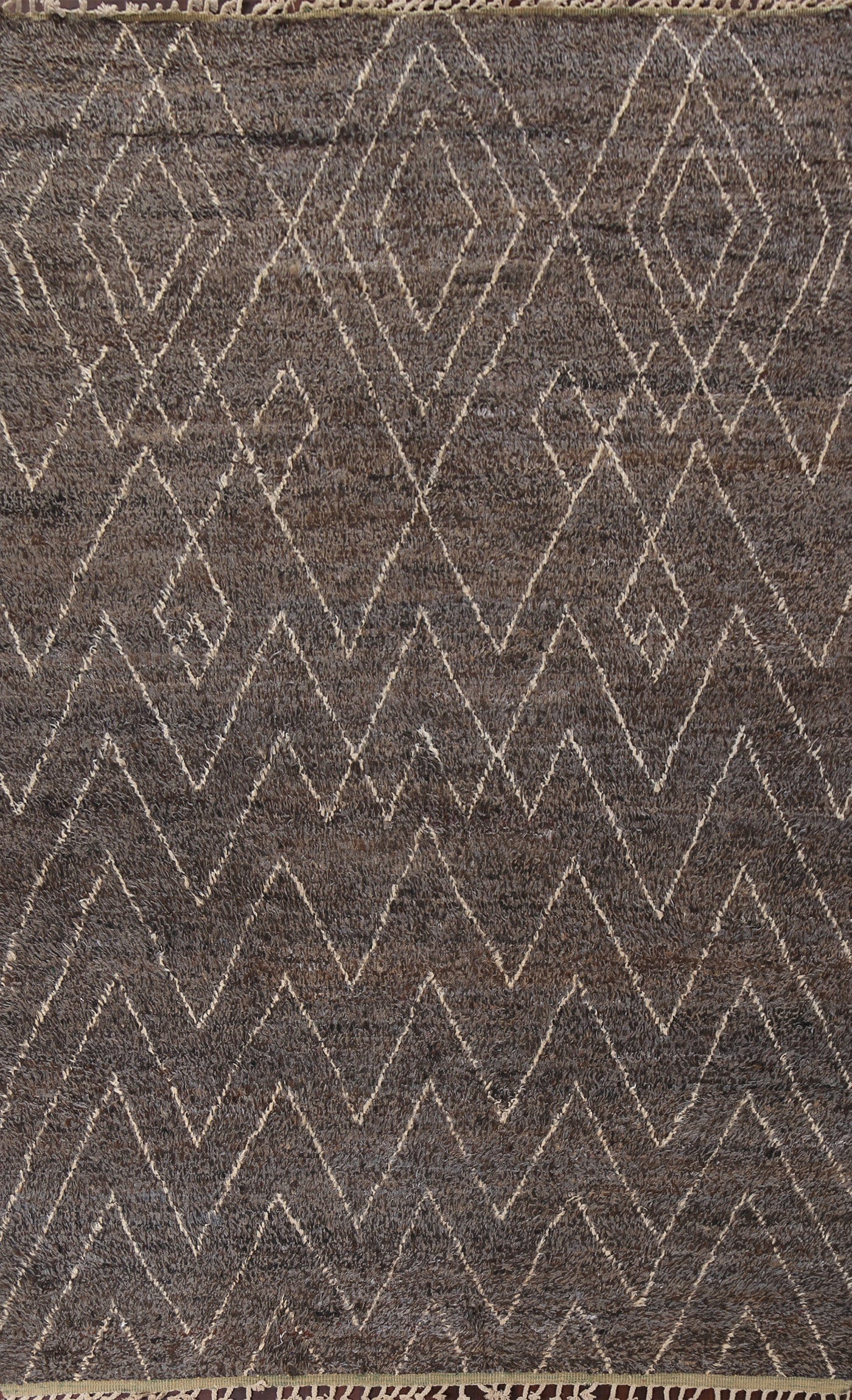 Chevron Moroccan Oriental Area Rug 9x13