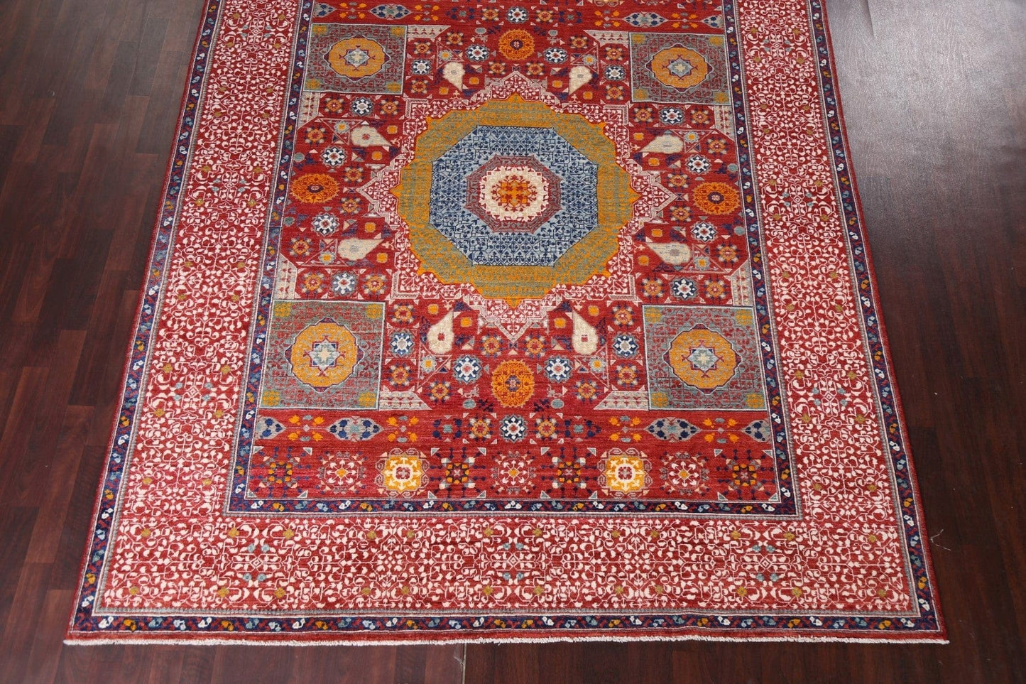 Vegetable Dye Heriz Serapi Wool Area Rug 8x10