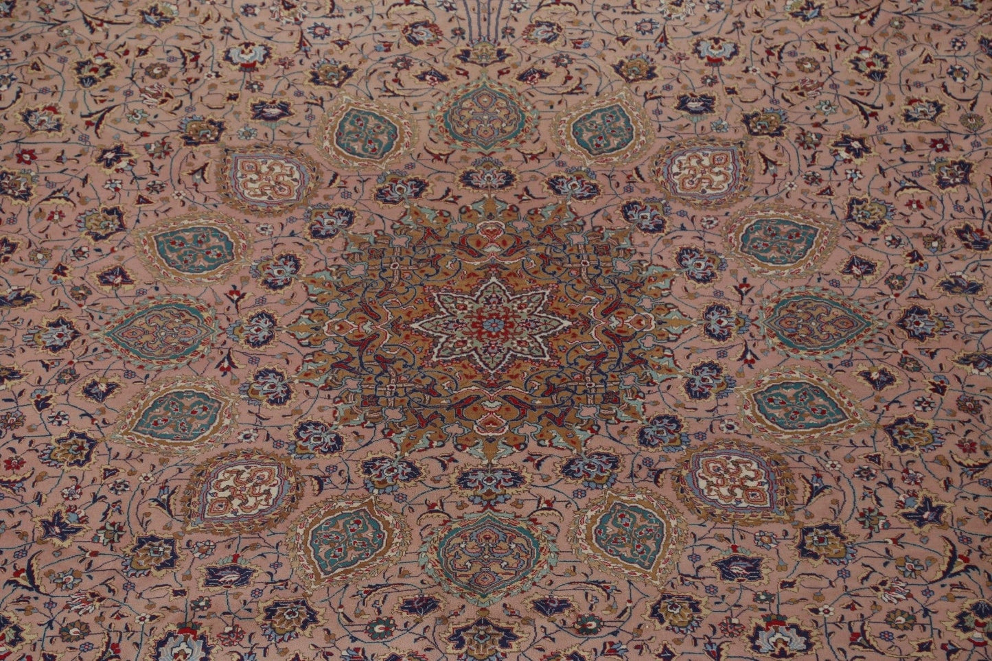 Vegetable Dye Tabriz Persian Area Rug 13x19