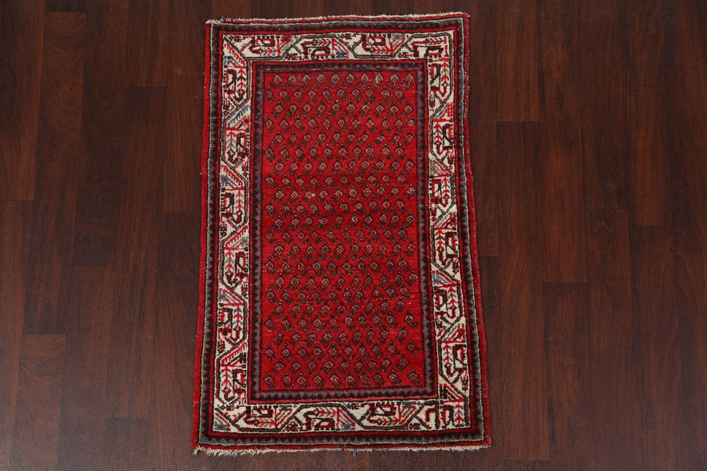 Boteh Botemir Persian Handmade Wool Rug 3x4