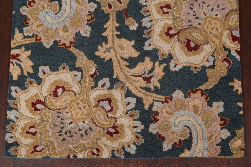 Paisley Agra Wool Area Rug 5x8