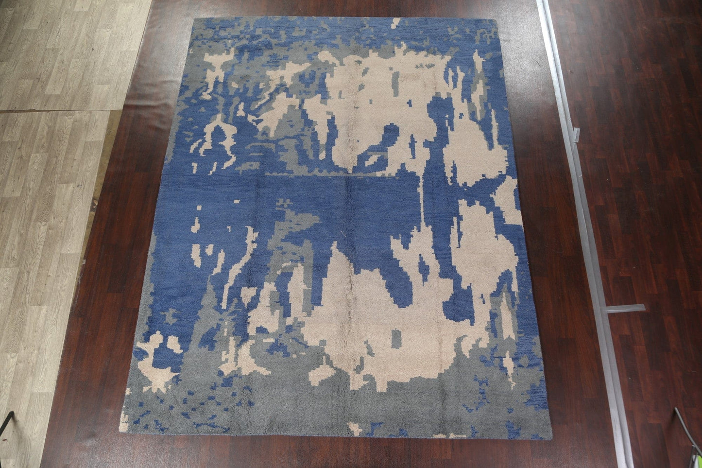 Handmade Abstract Wool Area Rug 9x12