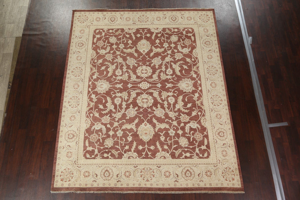 Floral Oushak Chobi Handmade Area Rug 8x10