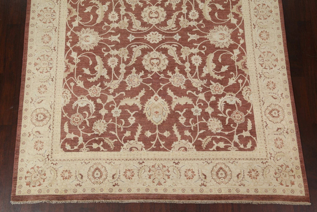 Floral Oushak Chobi Handmade Area Rug 8x10