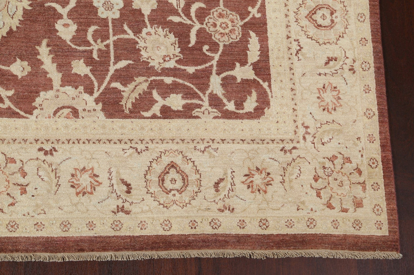 Floral Oushak Chobi Handmade Area Rug 8x10