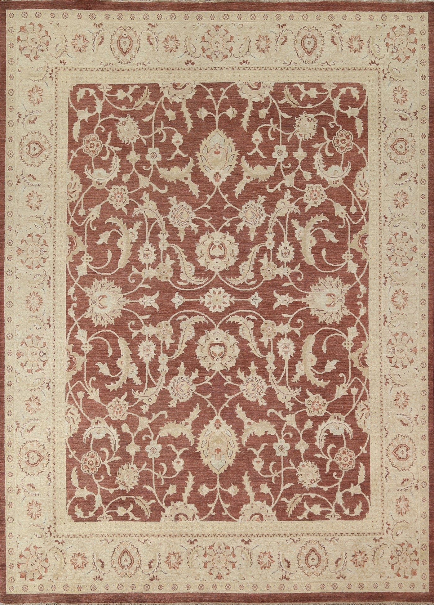 Floral Oushak Chobi Handmade Area Rug 8x10